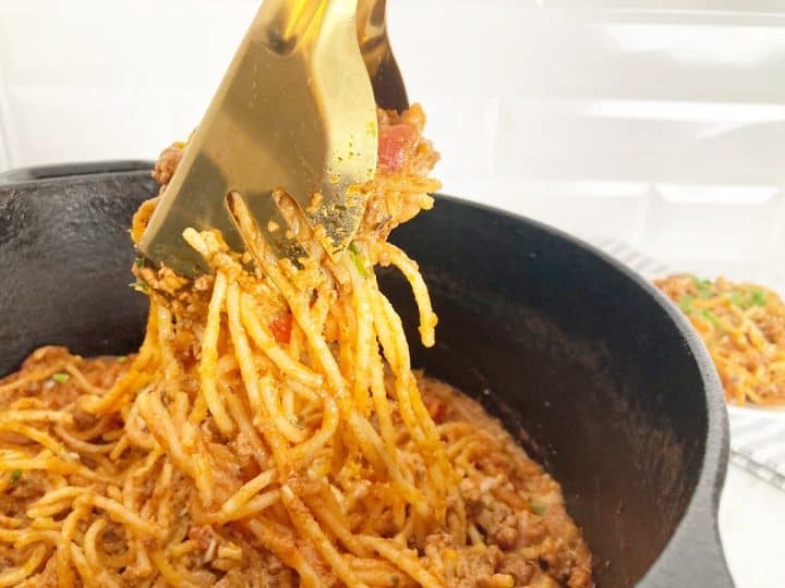 Dutch Oven Spaghetti Alfredo